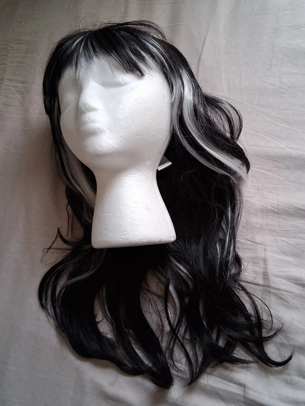 Target Black and Silver Long Wavy Women's Wig